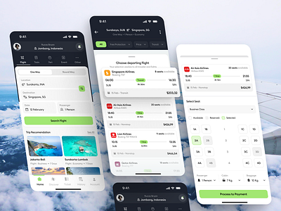 Pergi Jauh – Easy & Smart Flight Booking airplane airport app design booking booking app booking online design figma flight app flight ticket mobile app mobile app design product design ticket ticket app ticket application ticket booking tickets app travel uiux