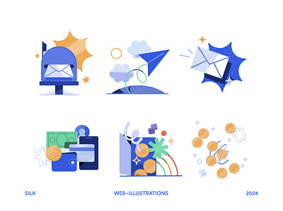 Silk design illustration ui