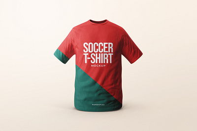 Soccer T-Shirt Mockup 3d