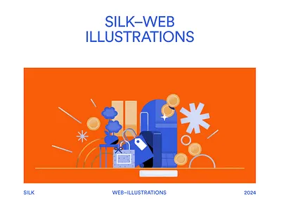 Silk graphic design illustrations ui