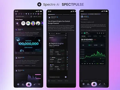 Spectre AI Spectpulse ai ai agent crypto cryptodesign meme spectre ui web3