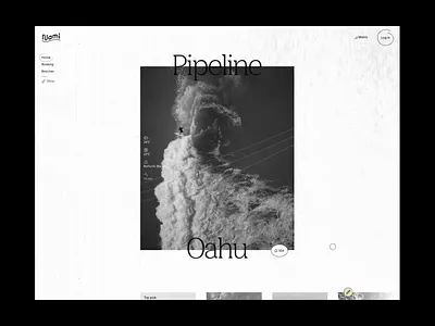 Making Waves app clean desktop icons interaction menu motion simple ui user interface ux web website