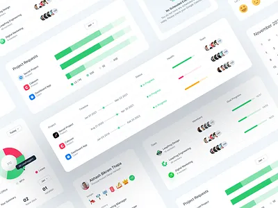 Vyaguta 2.0 - Widgets dashboard ui design erp software nepal product design ui ui design user interface design ux web design widgets