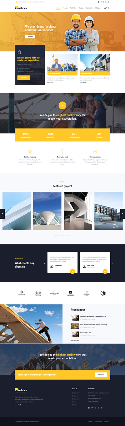 Conebrick Construction Builder HTML5 Template architecture builders building construction construction business construction company constructor consulting building corporate home construction house builder industrial industry responsive