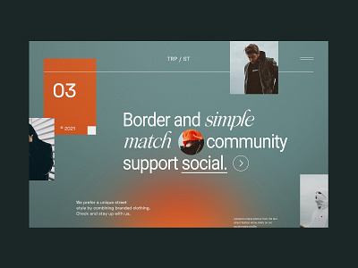 Border Simple - Website Concept Fashion clothes concept design fashion fashion brand fashion design ui ux web web design webdesign website