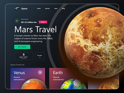 Space info website astronaut earth galaxy landing page mars masud mrstudio nasa nasa spaceships planets rocketship space space travel space website spaceman stars universe web website website design