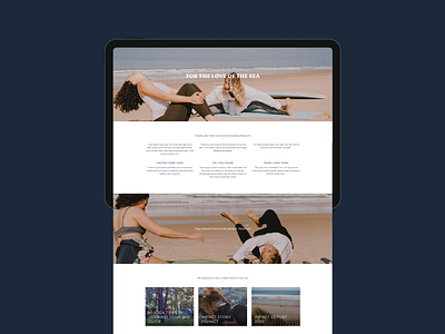 Southern Shores beach branding digital design landing page photography photography branding sports still surf surf branding yoga yoga brand yoga branding yoga photo