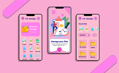 file management app ui app design ui ux web