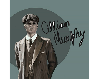 Cillian Murphy Portrait illustration portrait