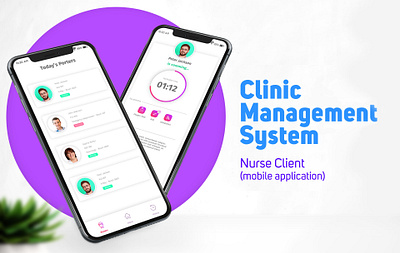 Clinic Management System management app mobile mobileapp nurse porter server system ui uiux user experience user interface ux