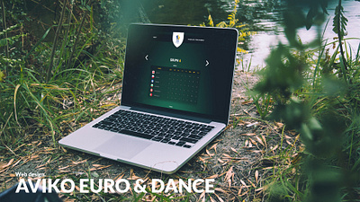 Web design. AVIKO EURO & DANCE app design figma logo ui ux vector web webdesign website