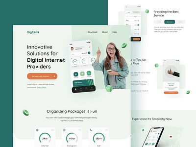 Internet Provider App Landing Page clean interaction internet internet provider landing page mobile app design motion prototype ui ui interaction ui motion uidesign uidesigner uiux uiuxdesign userinterface web interaction web motion webdesign webdesigner