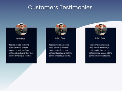 Daily UI #039 Testimonies dailyui dailyuichallenge design illustration ui ui ux uiux uxdesign