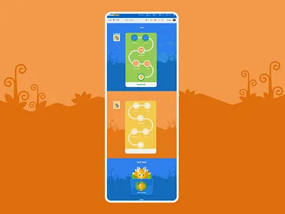 Education App Layout edtech education game