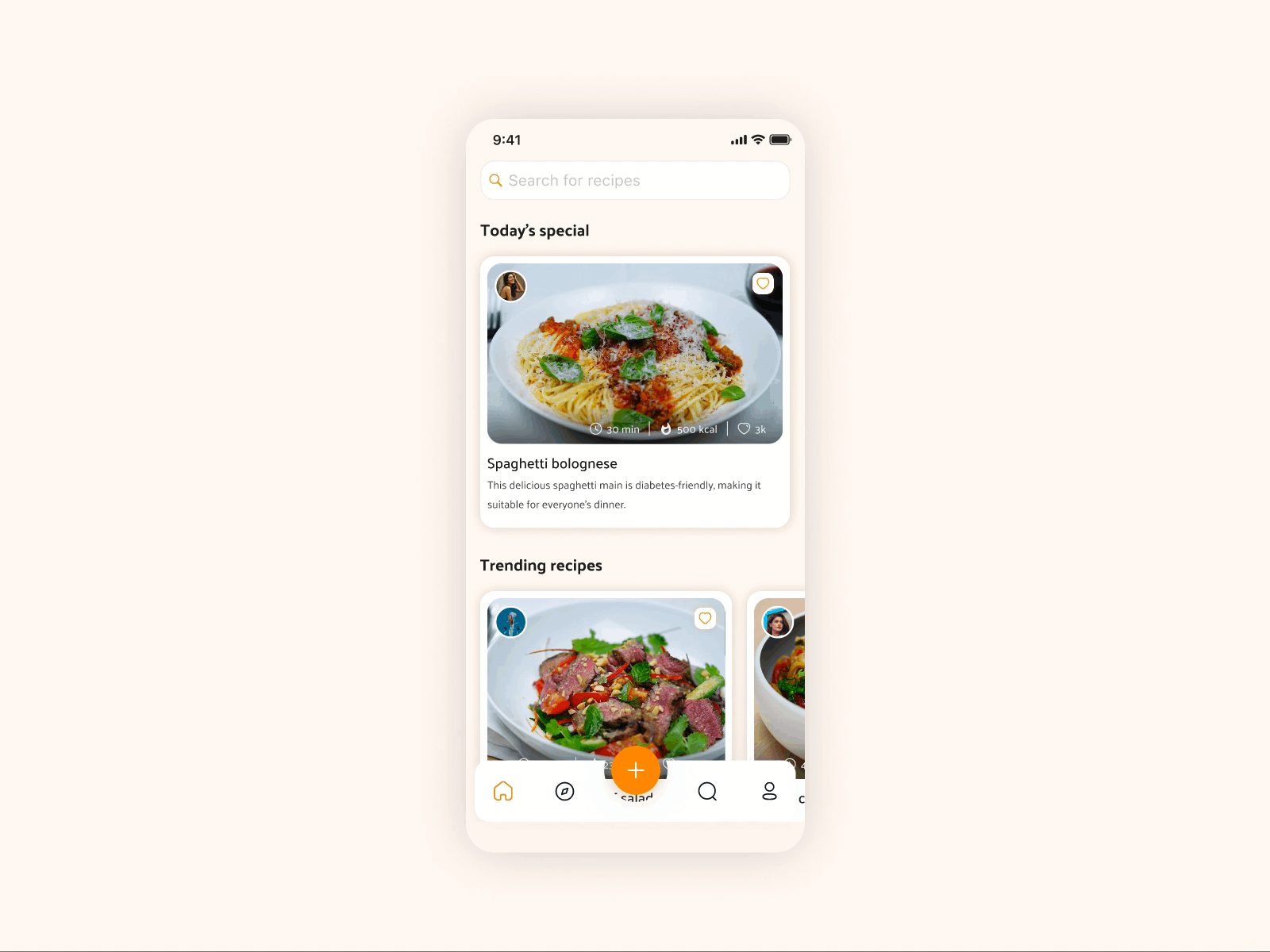 Food Recipes App app design figma food ios app ios app design loading micro interaction mobile app recipe app recipe book recipes smart animate ui