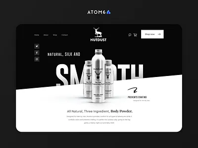 Website Design - Nutdust design illustration motiongraphic ui uidaily uidesign uidesignchallenge uidesigns uiux ux ux design uxdesign website design