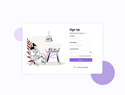 Sign up page dailyui figma macbook signup