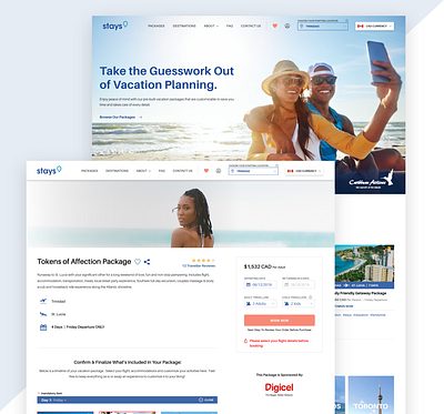 Travel Booking Web Application branding design typography ui ux web website