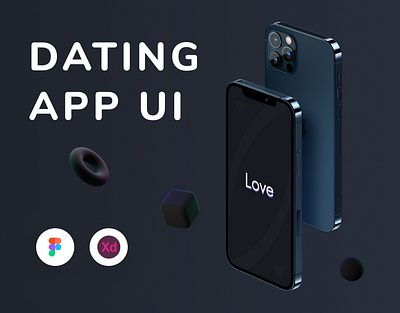 Dating App UI android app apps apps design dailyui dark darkui dating dating app dating ui datingapp design tranding ui ui ui ux ui design uiux