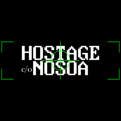 Hostage x NOSOA Logo branding clothes design graphic design logo photoshop shirt shirt design