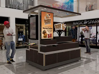 Drunken Cookies Branding, Packaging, and Stall Design 3d 3d design 3d graphics 3d modeling 3d rendering booth design branding branding design corporate logo design graphic design illustration kiosk design logo logo design packaging design podium design stall design