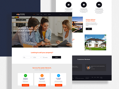 Real estate website design real estate ui uiux design ux web web design website