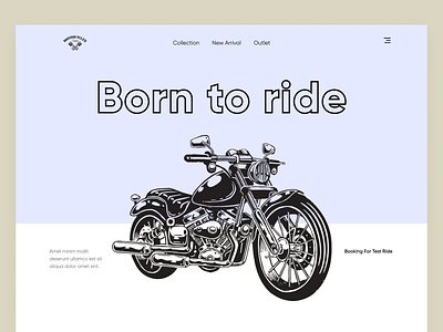 Motorcycles Landing page bike creative design ecommerce motorcycle ui ui design uiux website