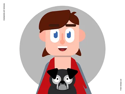 Erika Hall avatar illustration pioneers of design rupert