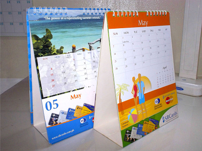 Print Design Table Top Calendar 2006 & 2007 graphic design illustration print design