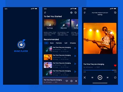 UI :: Music Player Concept app app design app designer design mobile app mobile design mobile ui ui ui ux ui design uidesign uiux