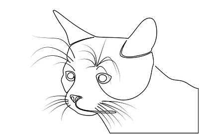 Cat one line art design design fiverr flyer illustration line art logo one line art poster ui ux vector