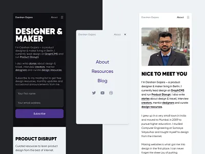 Responsive – darshan.design about header portfolio responsive design ui web design webflow