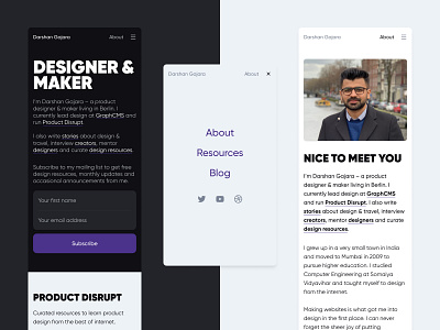 Responsive – darshan.design about header portfolio responsive design ui web design webflow