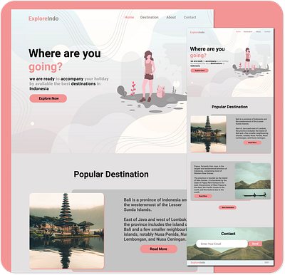 ExploreIndo ui ux web