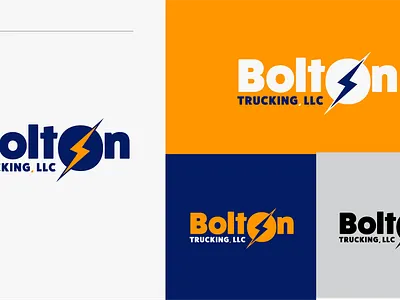 BoltOn Trucking Logo-1 brandidentity branding logo