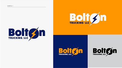 BoltOn Trucking Logo-1 brandidentity branding logo