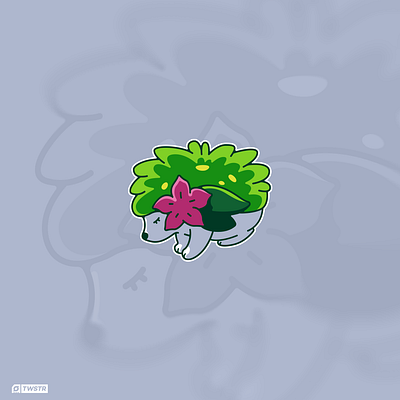 Shaymin | Pokemon animal design dragon quest esport flat flat design graphicdesign icon illustration illustrator logo nintendo photoshop pokemon sticker vector vector art