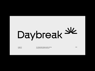 DAYBREAK brand brand identity branding branding and identity card design graphic design logo