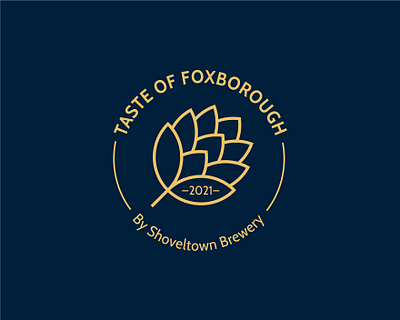 Taste of Foxborough logo branding graphic design logo