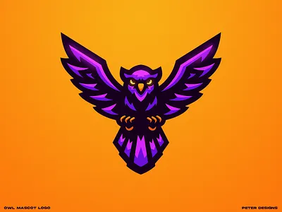 Owl mascot logo illustration mascot logo owl owl logo