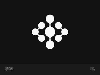 Fluid shape exploration - 1 branding futuristic logo logo design mark minimal modern simple simplistic startup