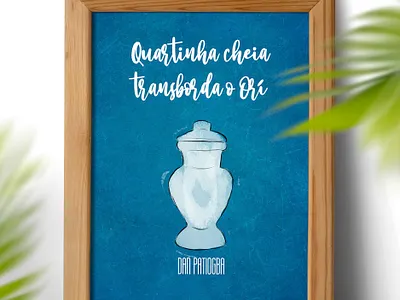 Quartinha Cheia ase axe brasil brazil candomble design illustration art ketu orisa orisha orixa quartinha santo umbanda