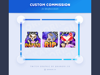 Twitch Emote Commission Chibi Girl Skeleton art cartoon character characterdesign chibi cute doodle drawing illustration procreate sketch