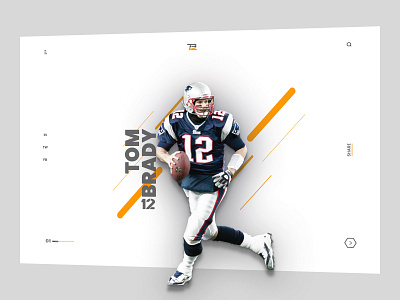 Tom Brady american football brand design brand identity design inspiration designs ideas graphic design graphic designer landing page sports sports branding ui design uiuix design uiux uiux designer web design web designing web graphic design web graphic template web template web ui