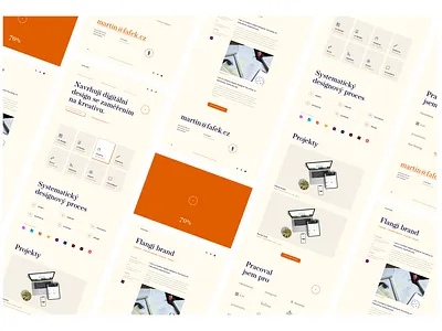 Martin Fafek • Portfolio Website [2021] case casestudy clean color design designer digital logotype minimal portfolio typography ui ux web webdesign website