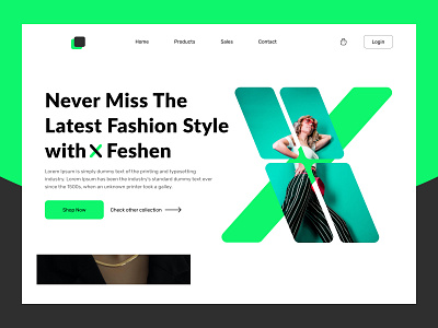 Fully Optional Fashion Website UI Designs uifashionweb ux webdesign
