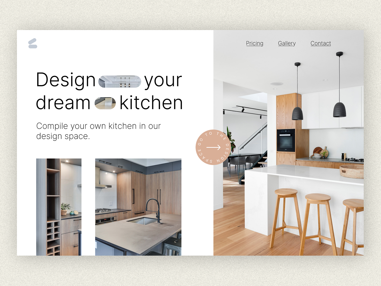 UI Kitchen studio website design by Sander Odekerken on Dribbble