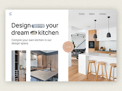 UI Kitchen studio website design design figma graphic design ui uiux ux website