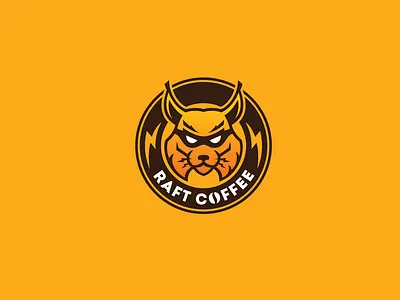 RAFT coffee logo logo