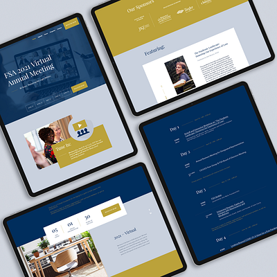 FSA Meeting Website design icon jillstclair jillstclaircreative simple ui ux web design webdesign website design
